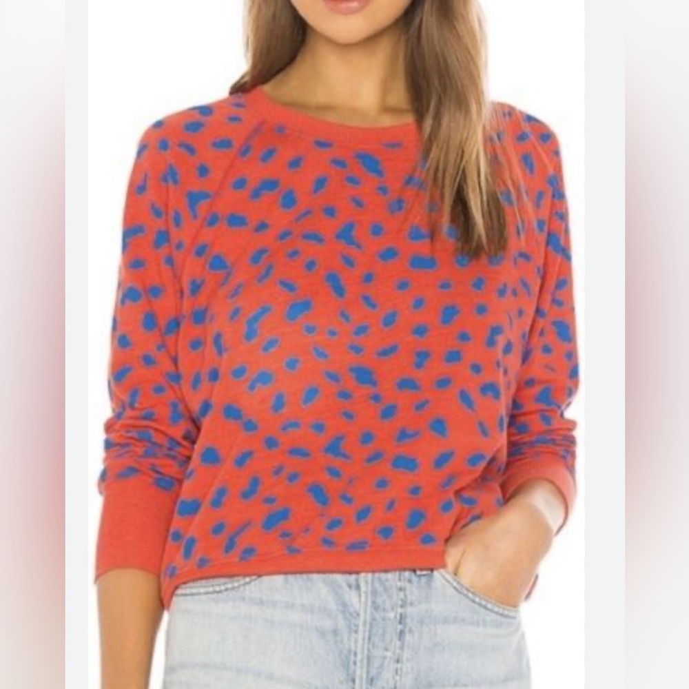 Sundry Abstract Dots Raglan Sleeve Sweatshirt - image 3